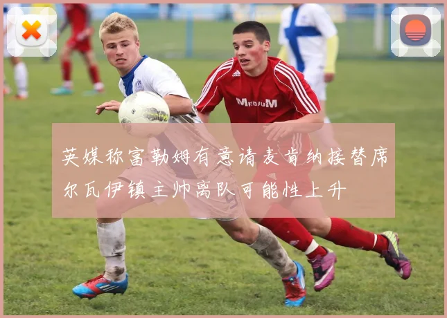 英媒称富勒姆有意请麦肯纳接替席尔瓦伊镇主帅离队可能性上升